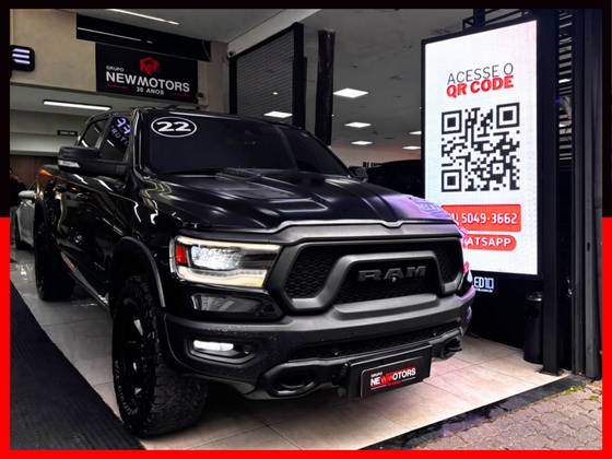 RAM 1500 5.7 V8 GASOLINA REBEL CD 4X4 AUTOMÁTICO RAM 1500 5.7 V8 GASOLINA REBEL CD 4X4 AUTOMÁTICO